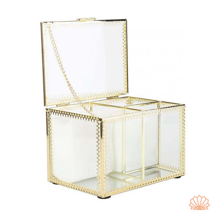 Sieradendoos Goud Glas