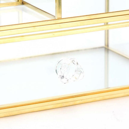 Sieradendoos Glas Goud