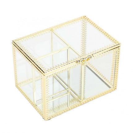 Sieradendoos Goud Glas