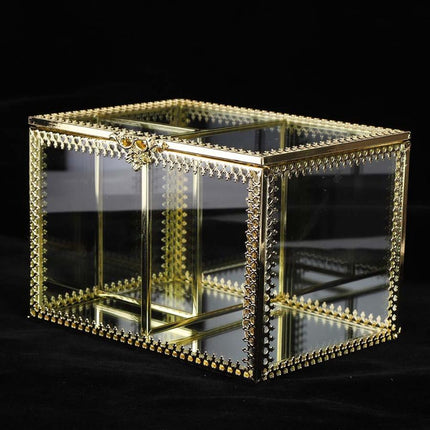 Sieradendoos Goud Glas