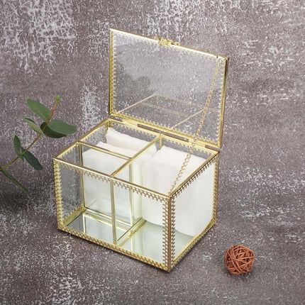 Sieradendoos Goud Glas