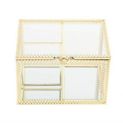 Sieradendoos Goud Glas
