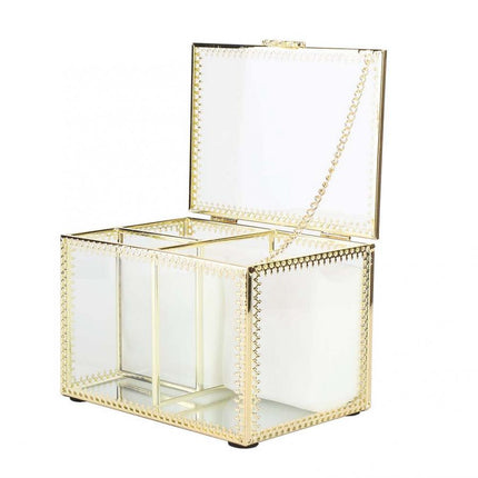 Sieradendoos Goud Glas