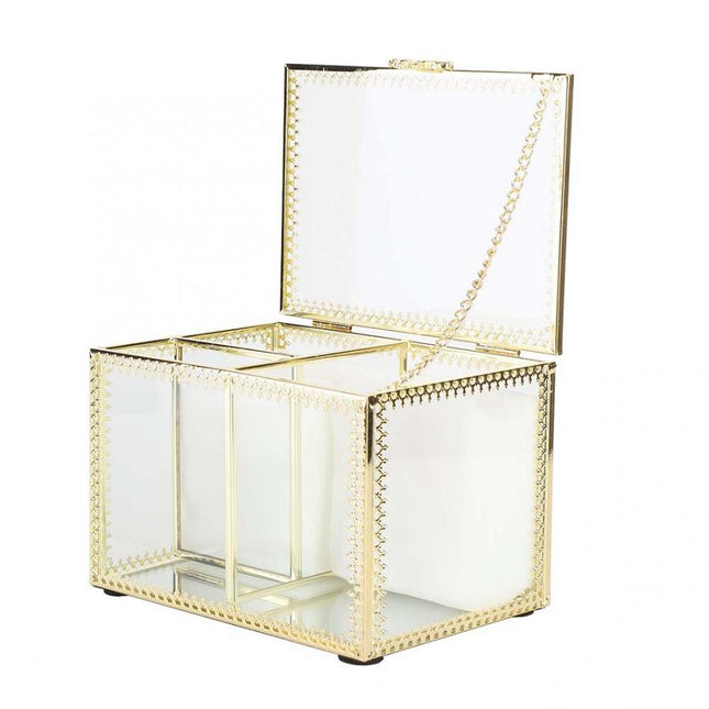 Sieradendoos Goud Glas